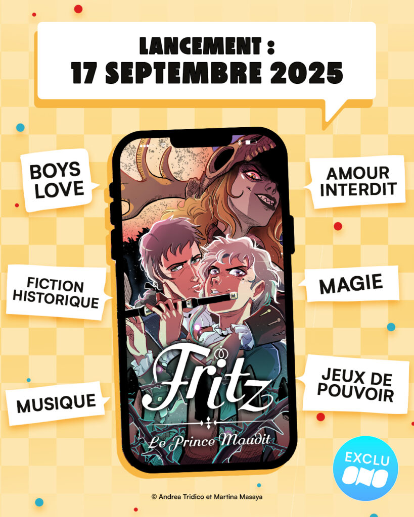 présentation du webtoon Fritz, le prince maudit