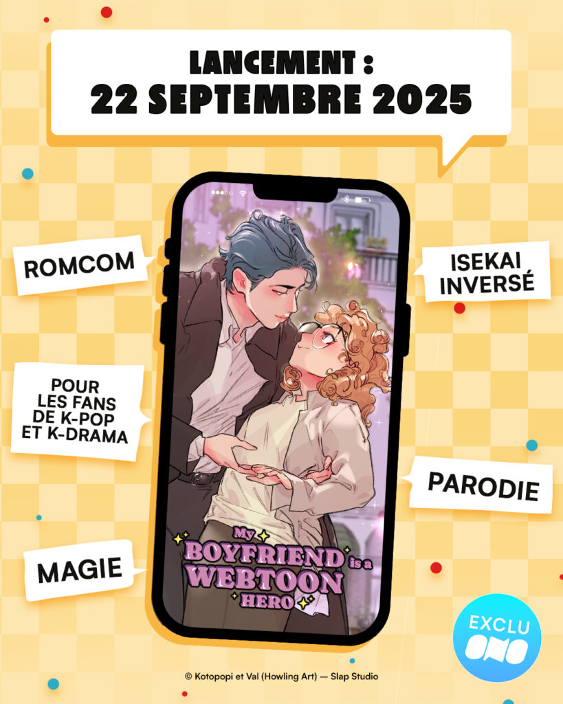 présentation du webtoon My Boyfriend is a Webtoon Hero 